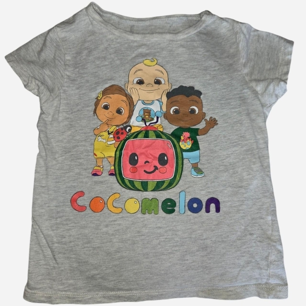 CoComelon Gray Short Sleeve Kids Tee
